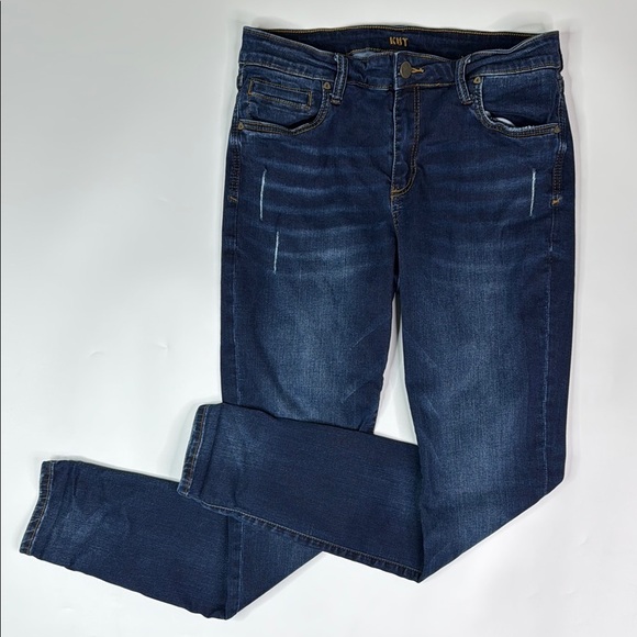 KUT Toothpick Skinny Dark Wash Jeans Size 12 - Picture 1 of 11